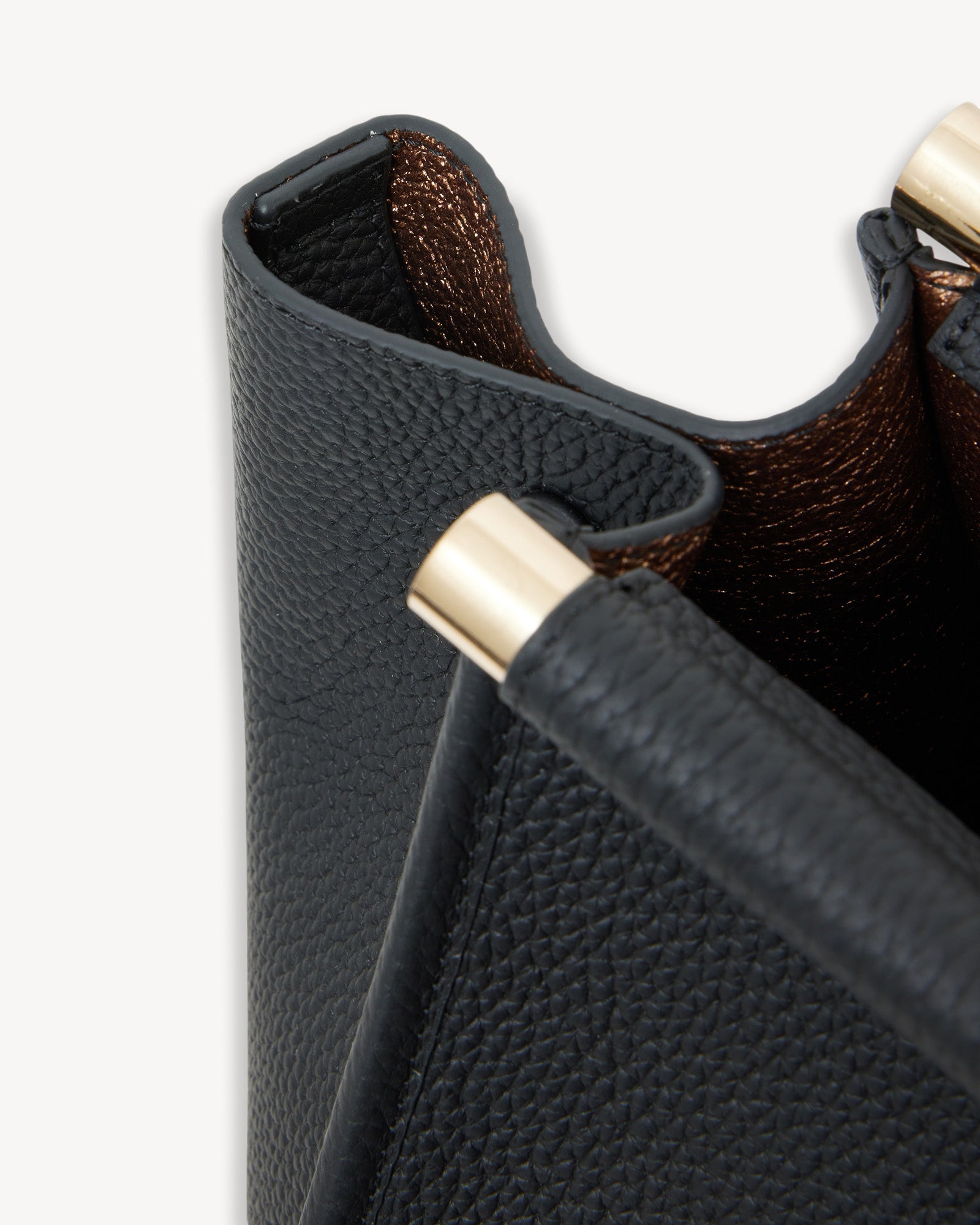 Saben Callie Tote Black + Bronze