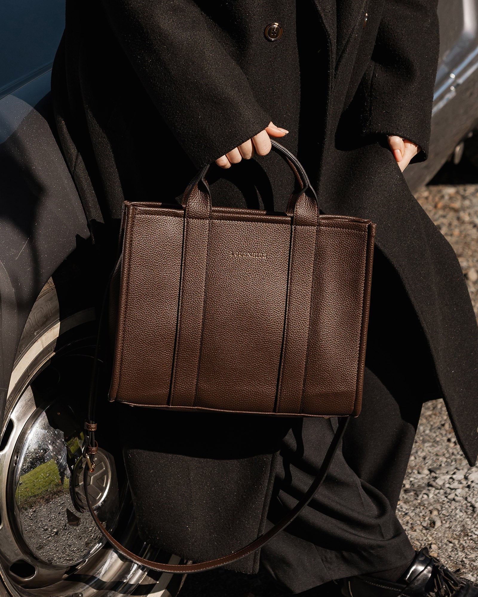 Manhattan Tote Bag - Chocolate