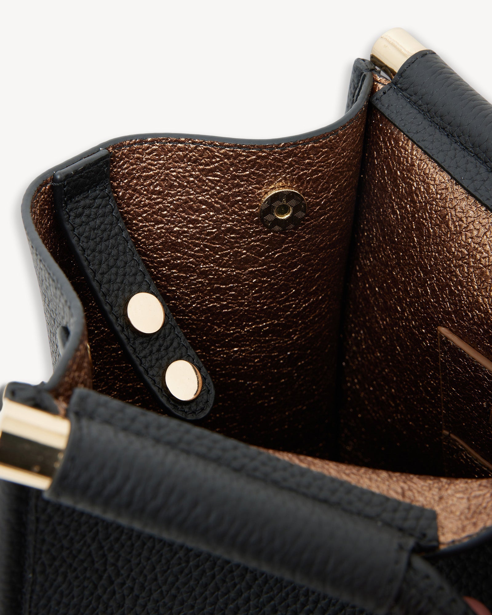 Saben Callie Tote Black + Bronze