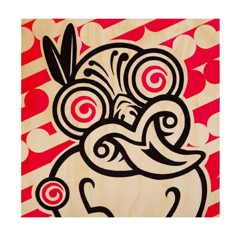 Shane Hansen - Tiki Red - Card
