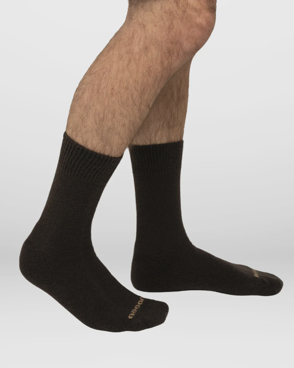 Possum Merino Wool PIHA Socks, Seal Brown - Extra Large