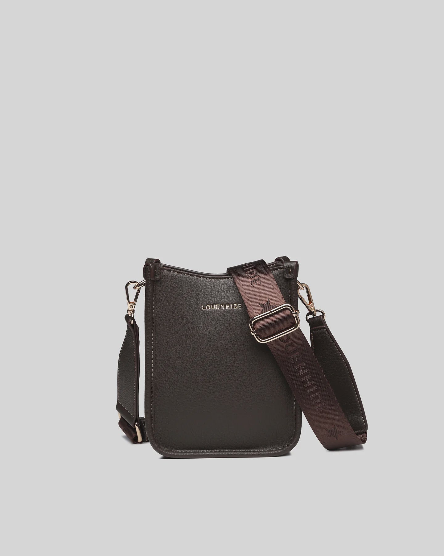 Parker Phone Crossbody Bag - Chocolate