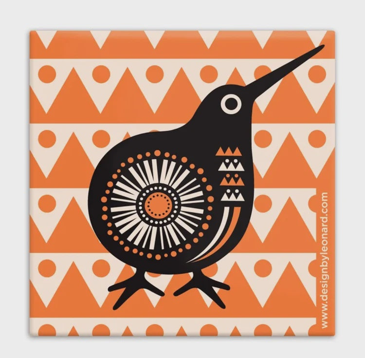 Retro Kiwi  - Magnet