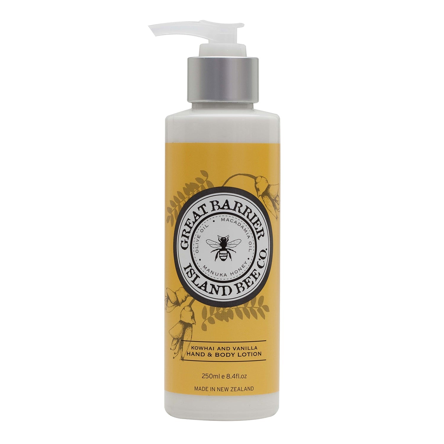 Great Barrier Island Bee Co  Kowhai & Vanilla Hand & Body Lotion