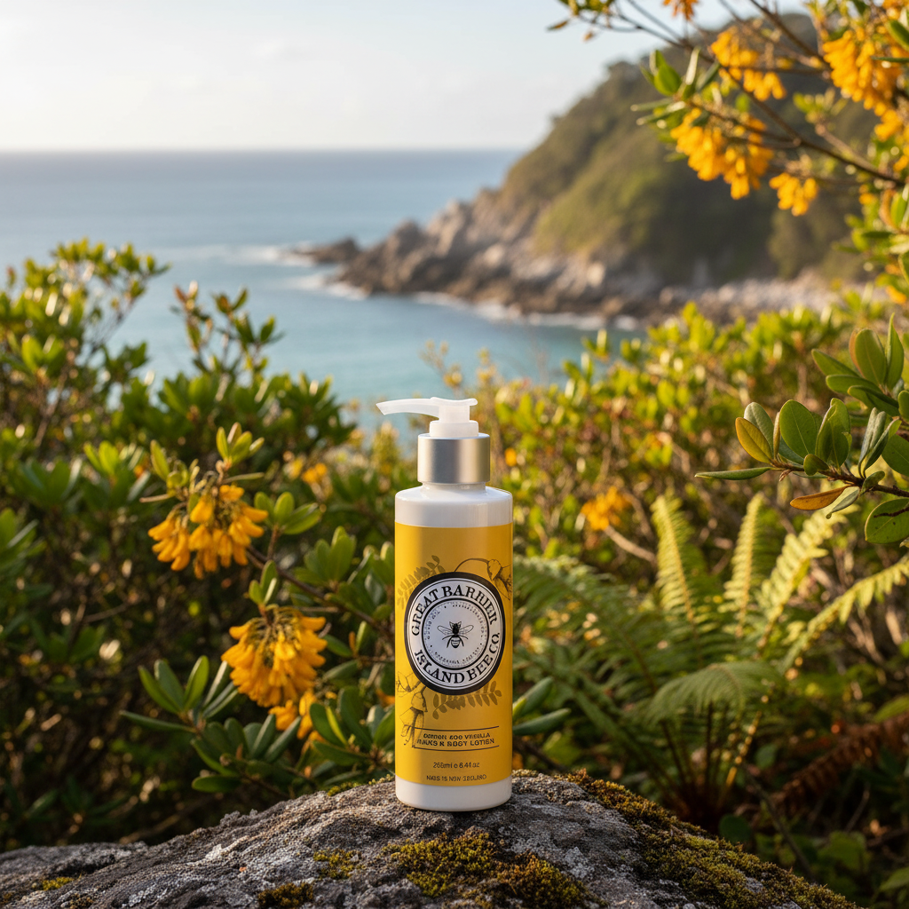 Great Barrier Island Bee Co  Kowhai & Vanilla Hand & Body Lotion