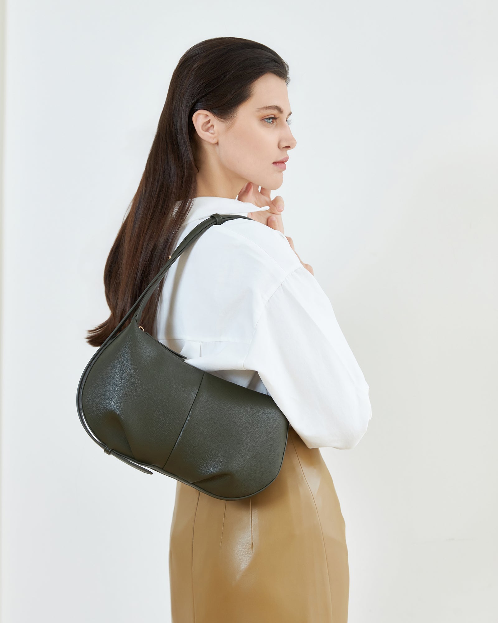 Olivia Shoulder Bag - Olive