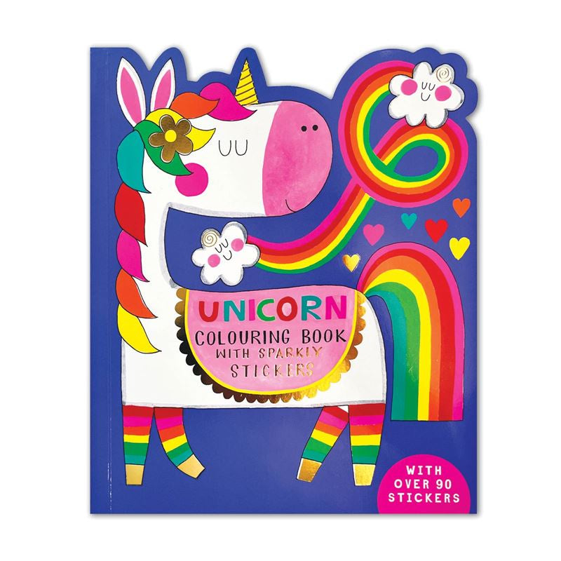 Rachel Ellen - Unicorn - Colouring Book With Stickers