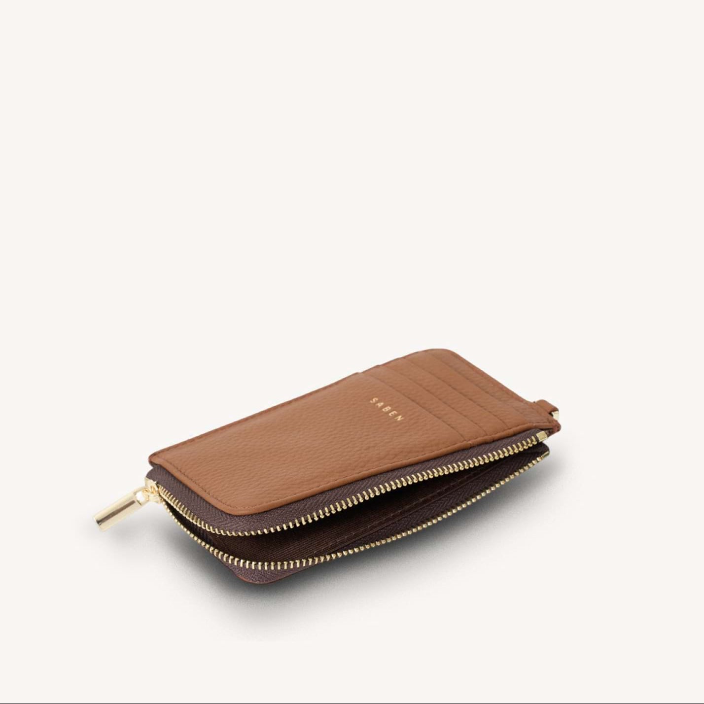 Saben Winona Card Holder - Tan