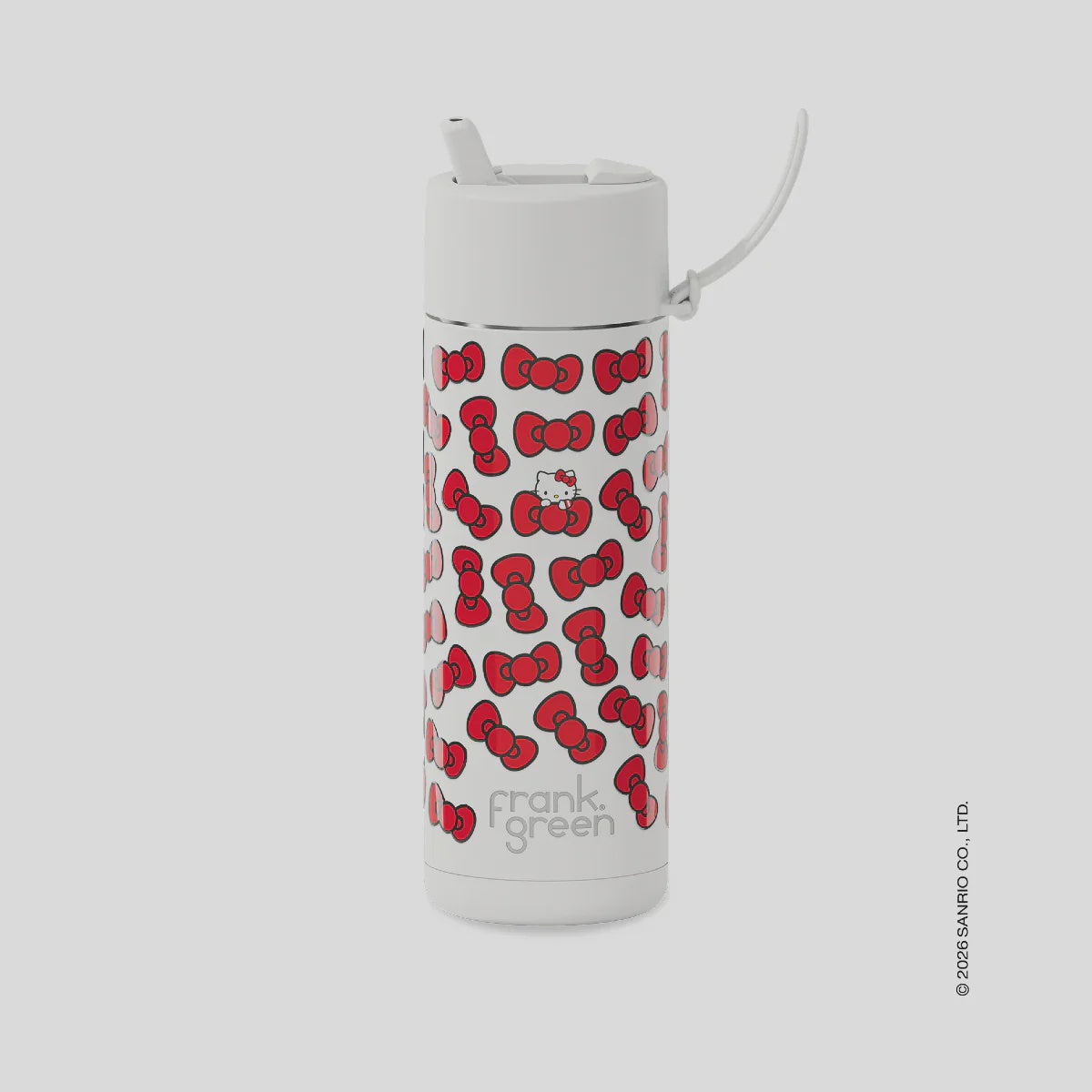 20oz SSC Reusable Bottle Hello Kitty with Flip Straw Lid (Bow Edition)