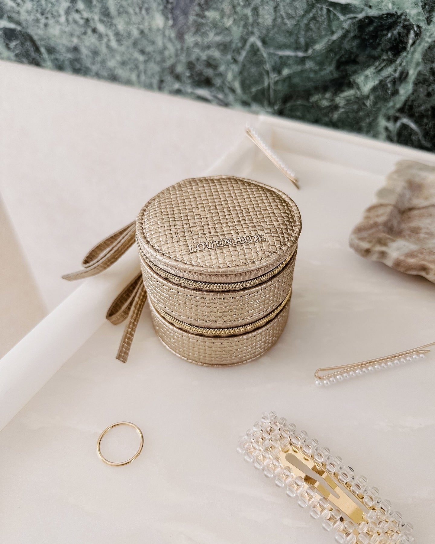 Sofia Jewellery Box (Champagne)