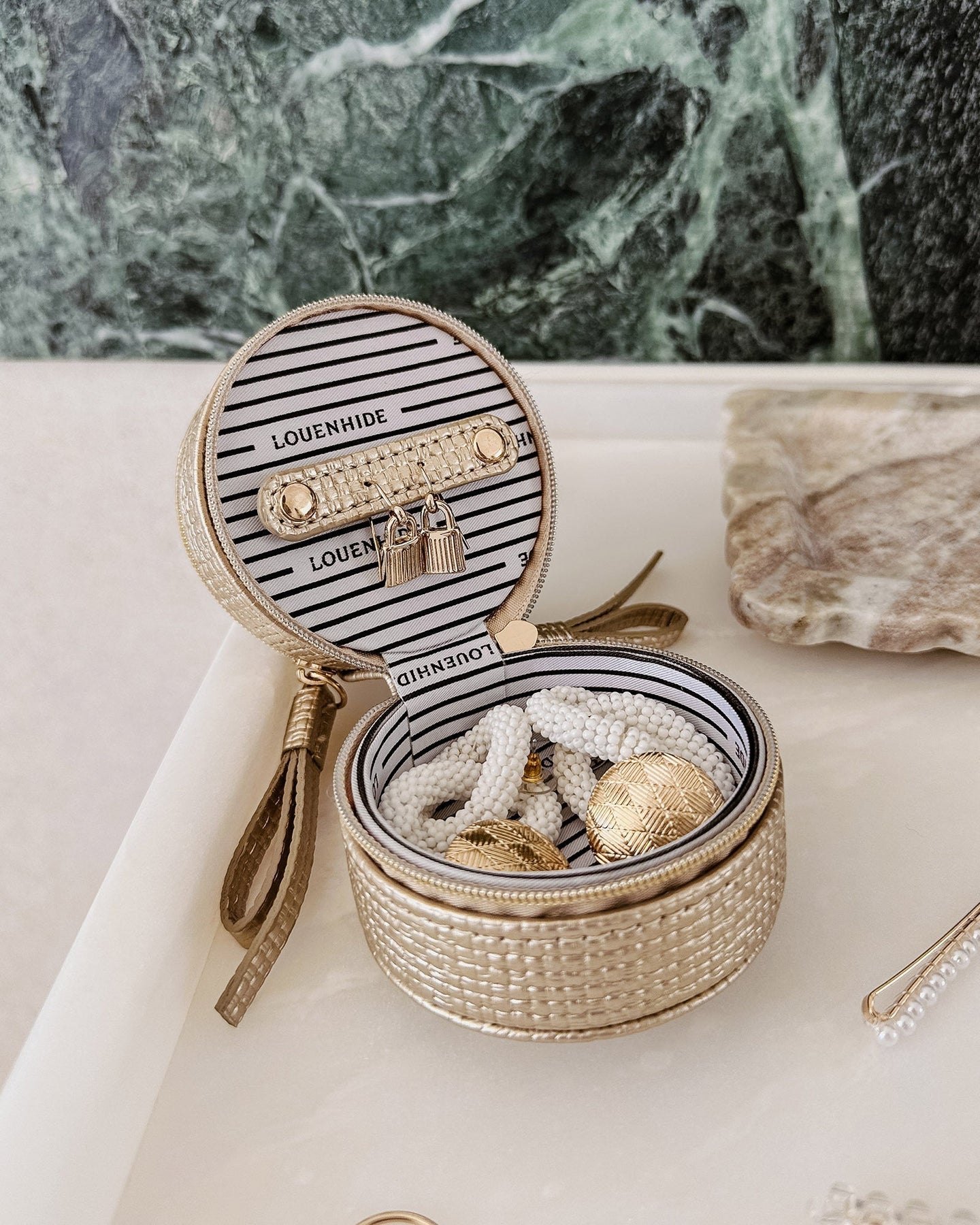 Sofia Jewellery Box (Champagne)