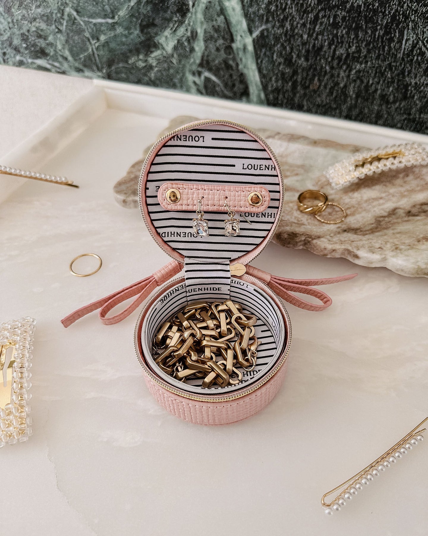Sofia Jewellery Box - Pale Pink