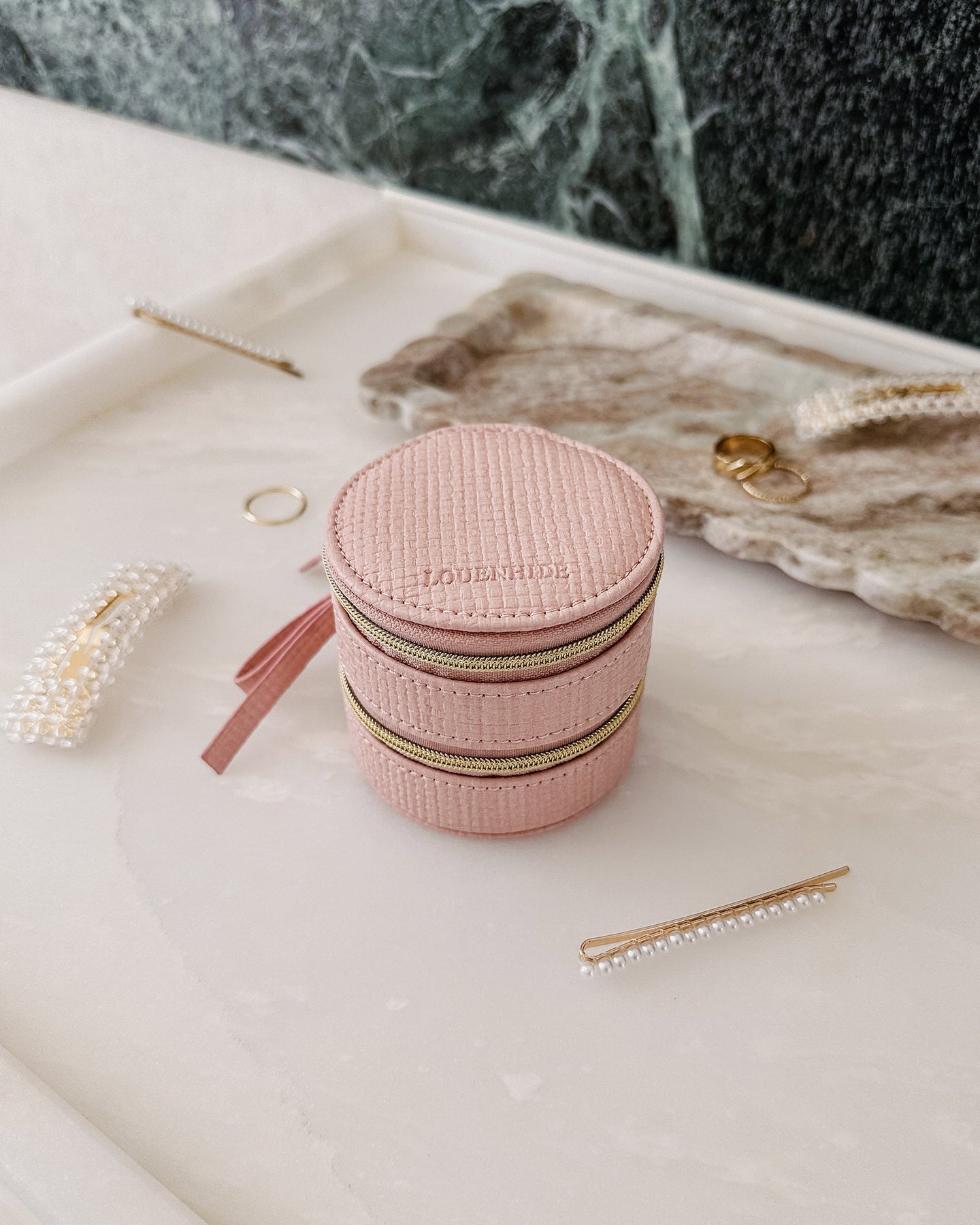 Sofia Jewellery Box - Pale Pink