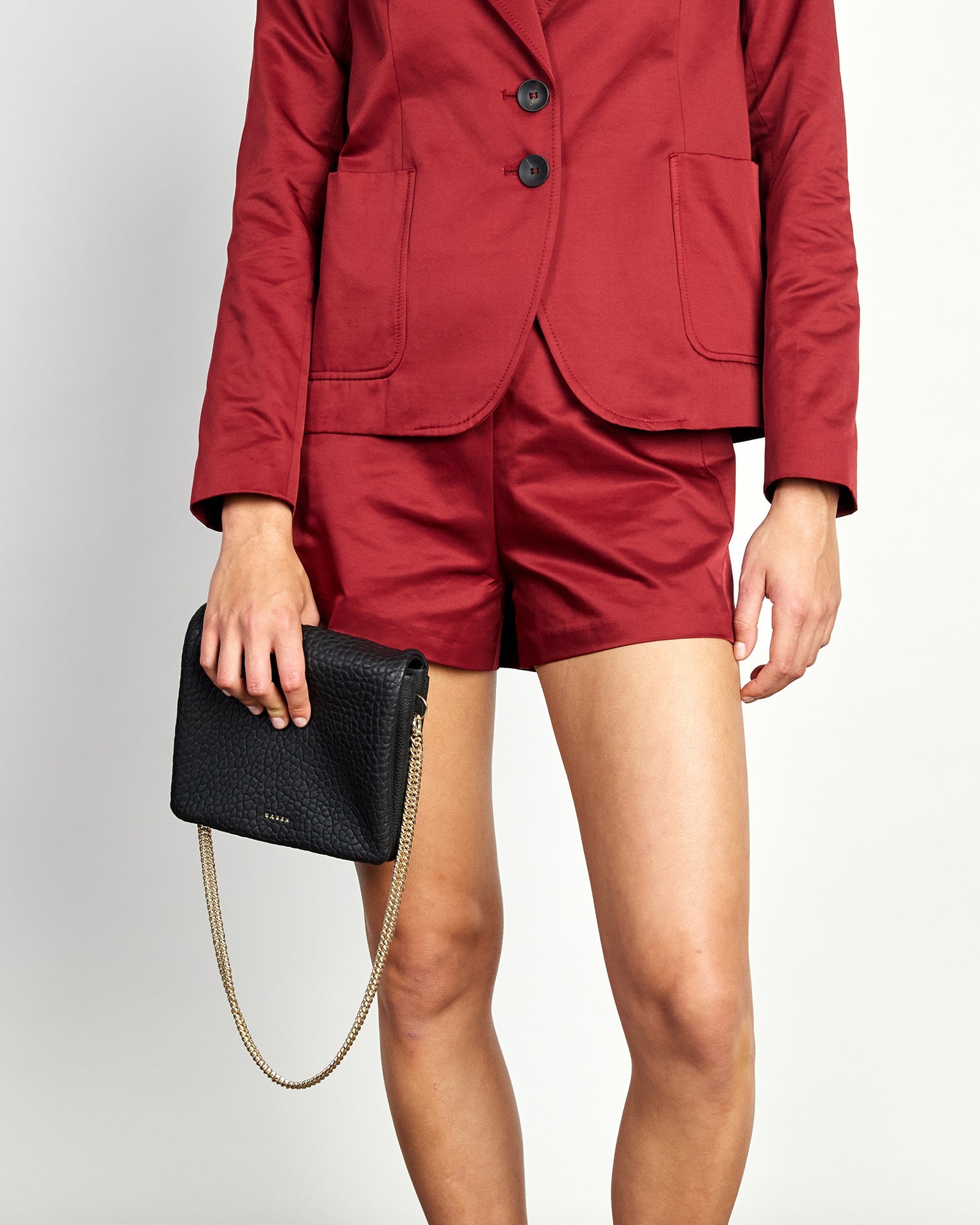 Fox Crossbody Bag - Black bubble