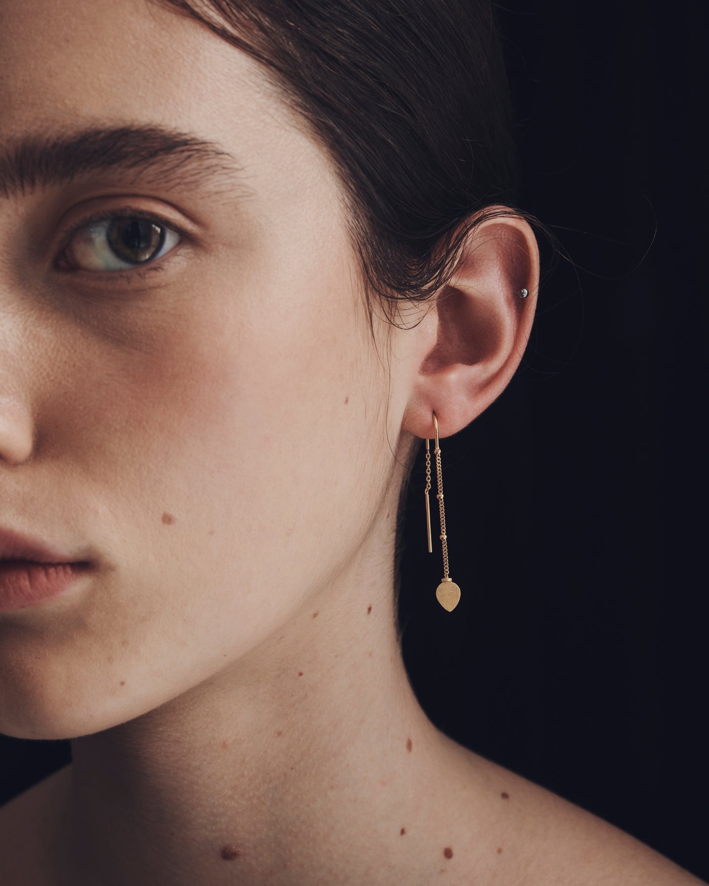 Hanging Lotus Earrings