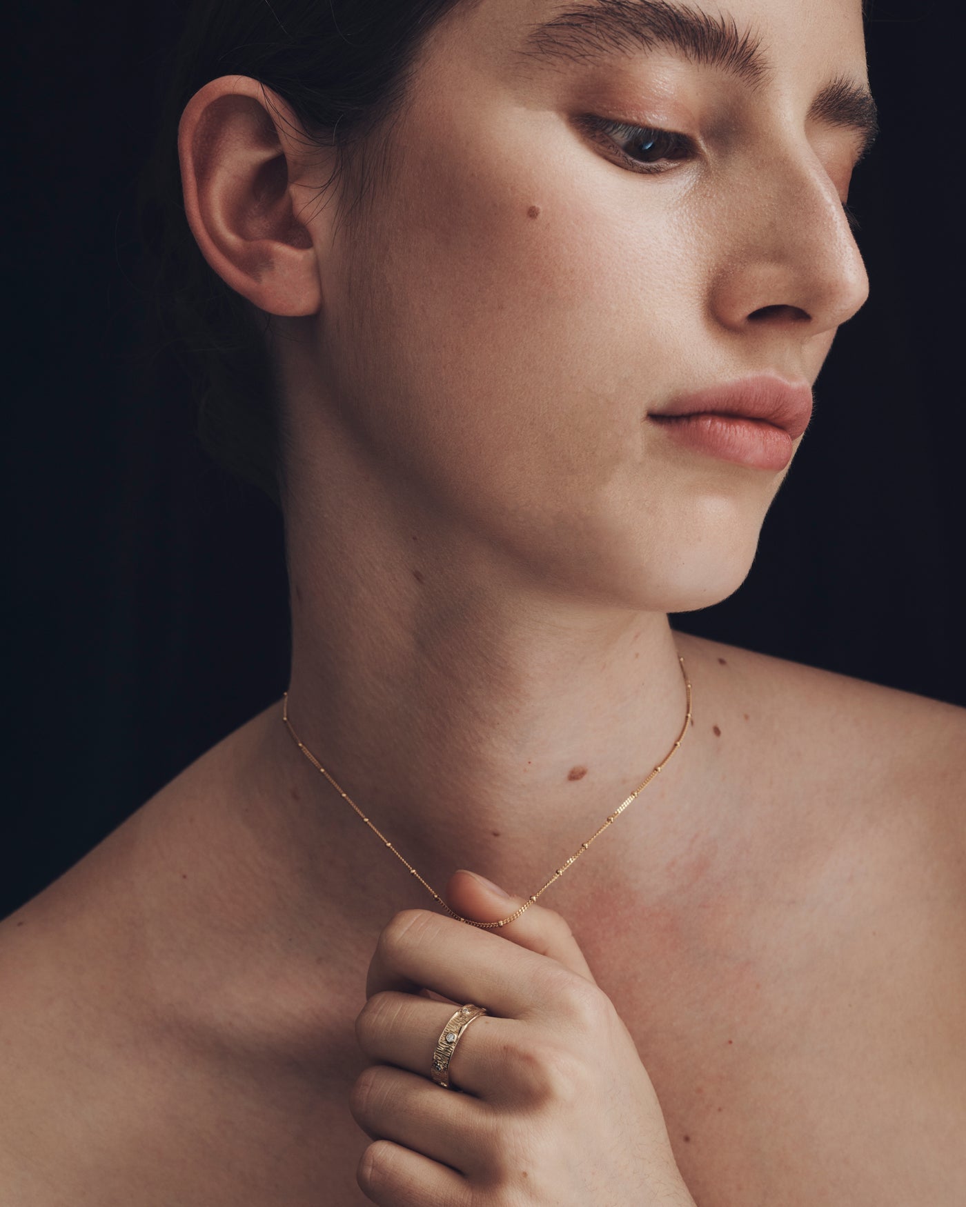 Fine Choker Chain Necklace - Gold Vermeil