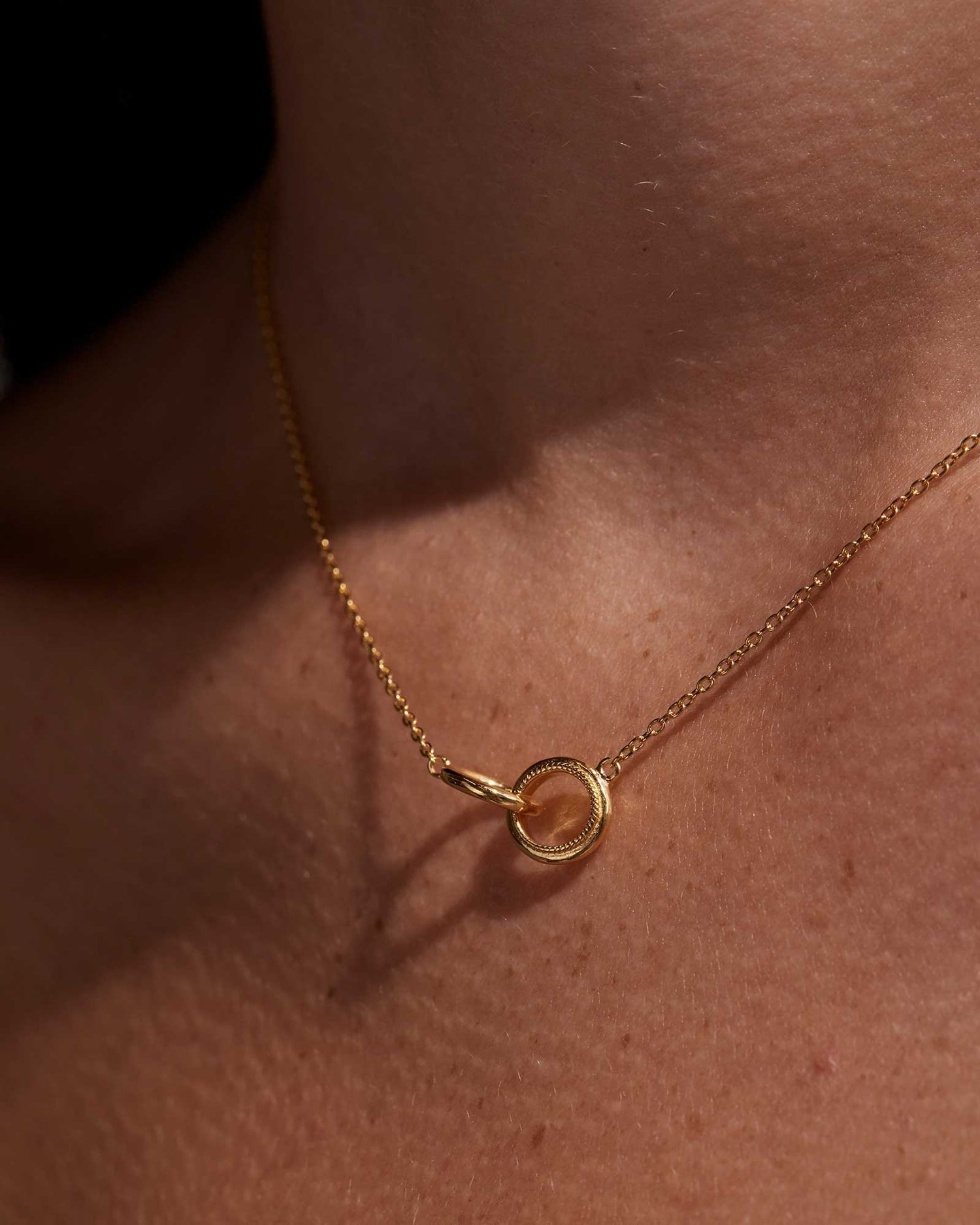 Grace Infinity Necklace  (18K Gold Vermeil)