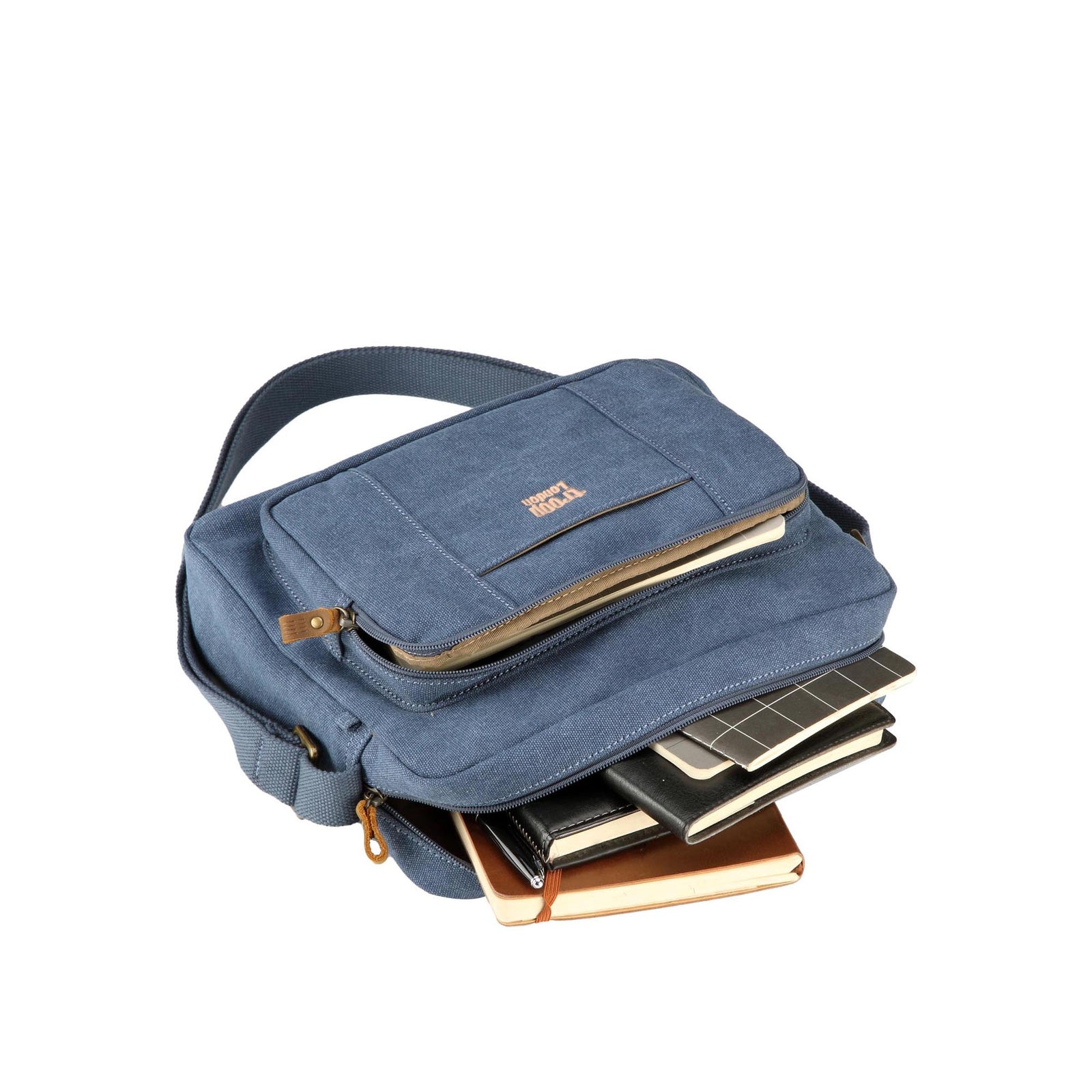 Classic 234 Zip Top Satchel - Blue
