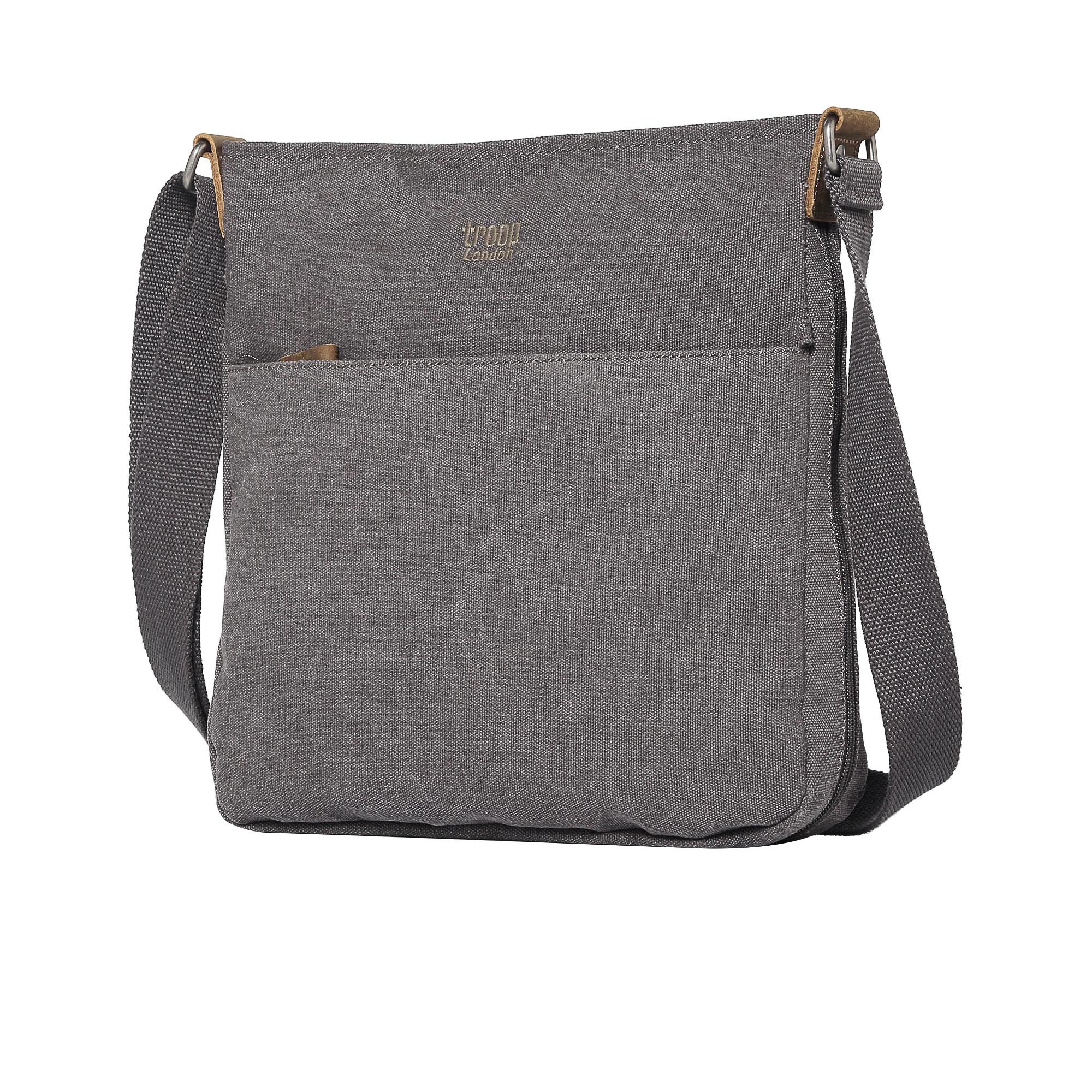 Classic 236 Canvas Across Body bag - Charcoal