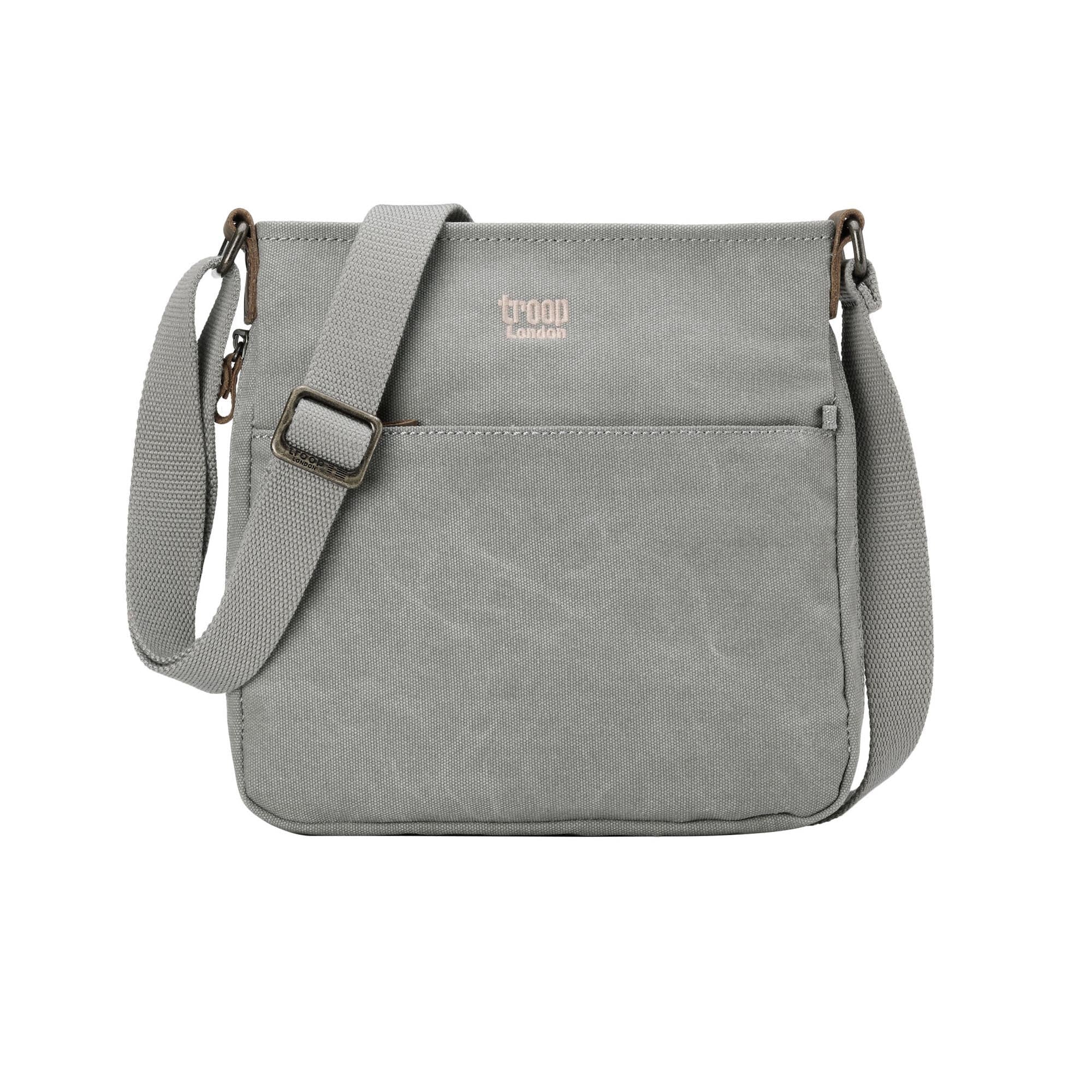 Classic 237 Small Zip Top Shoulder Bag - Grey Ash