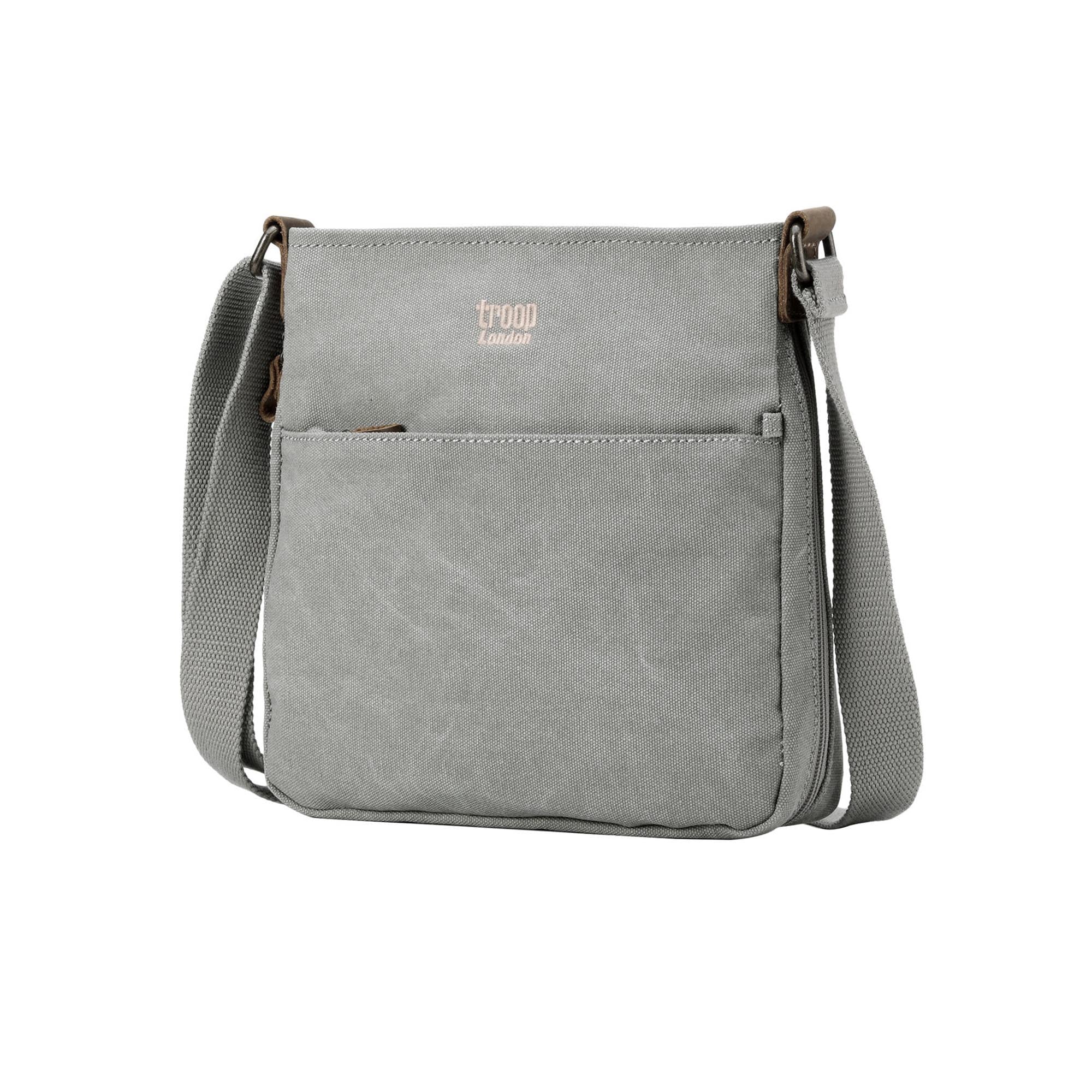 Classic 237 Small Zip Top Shoulder Bag - Grey Ash