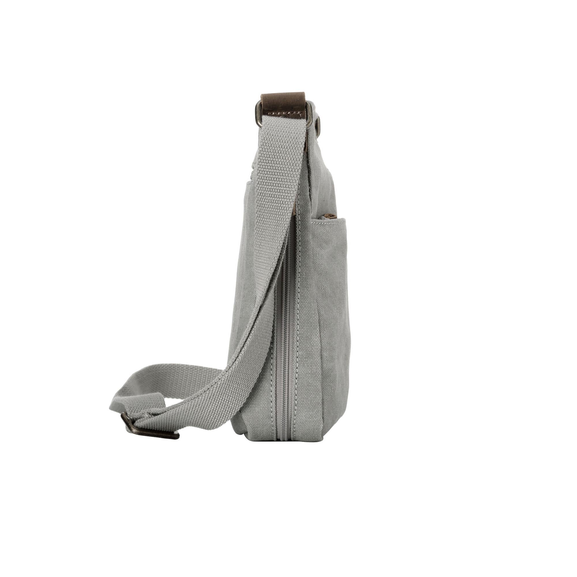 Classic 237 Small Zip Top Shoulder Bag - Grey Ash