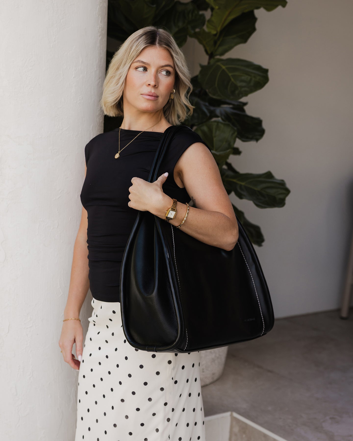 Sutton Shoulder Bag - Black