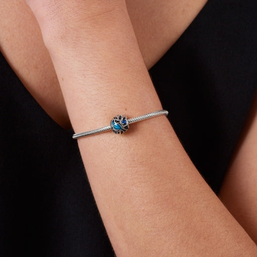 Harakeke Flax (Protection)   Enamel & Silver - Bead Charm