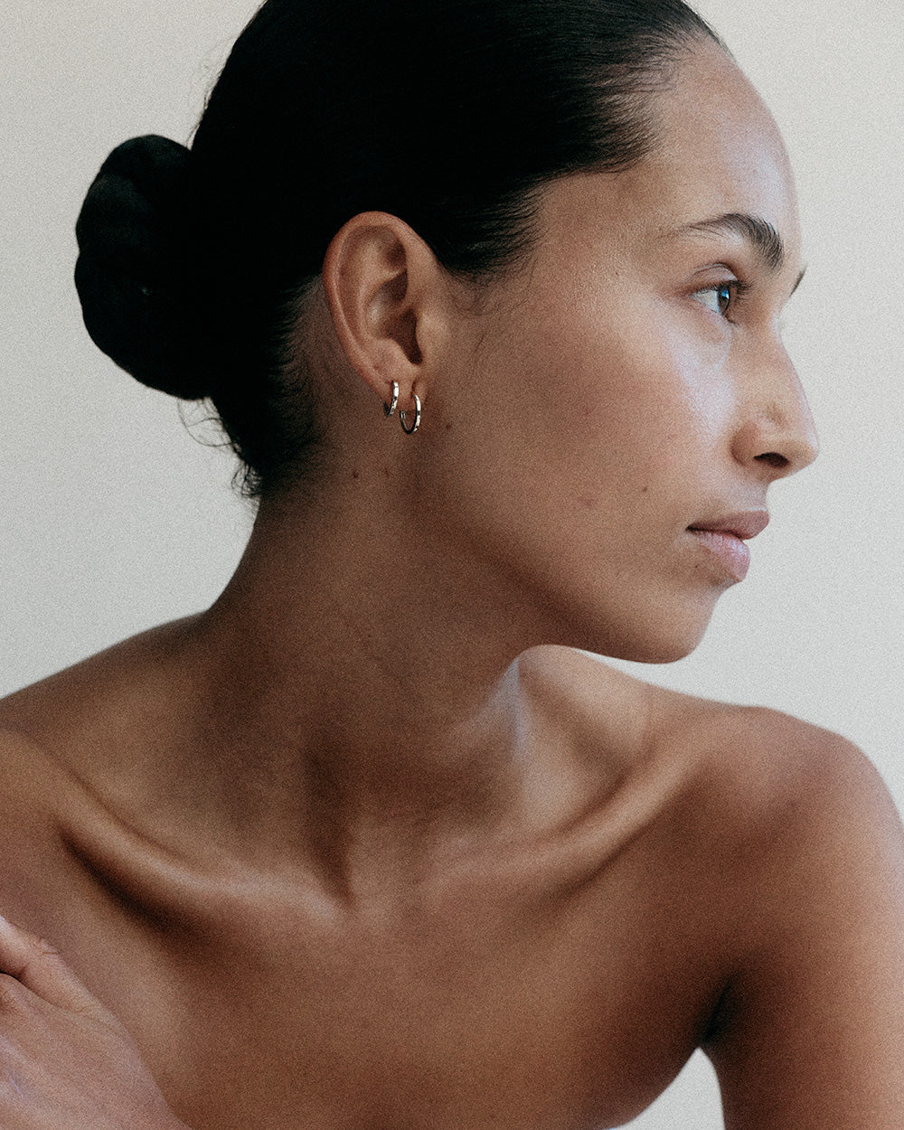 Contour Hoops ( Sterling Silver)