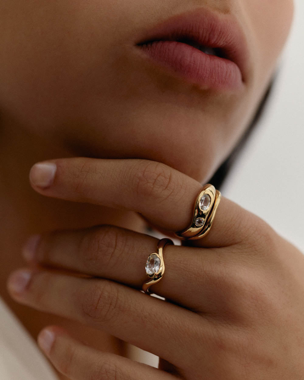 UNFOLD RING ( 18K Gold Vermeil) - 7
