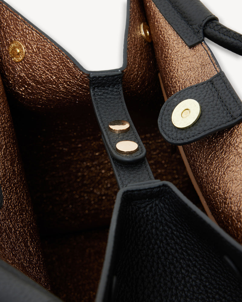 Saben Callie Tote Black + Bronze