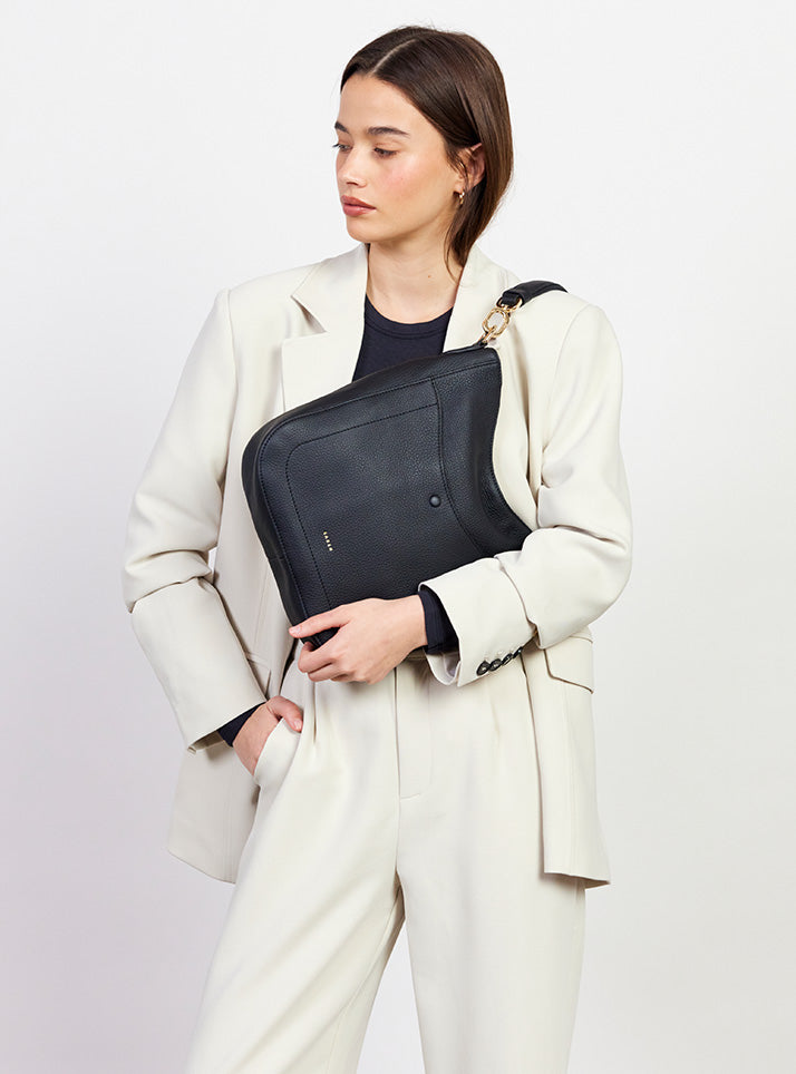 Rebe Shoulder Bag - Black Luxe