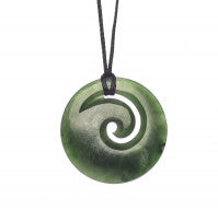 Medium Koru greenstone