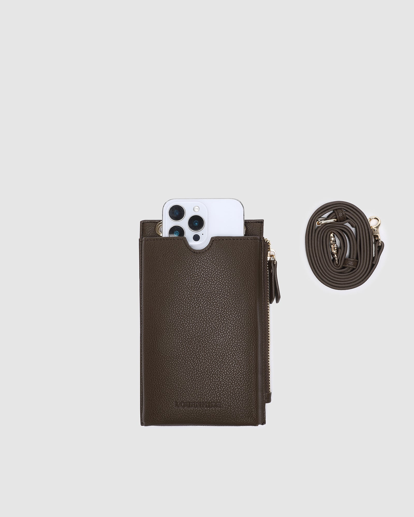 Suki Phone Bag - Chocolate
