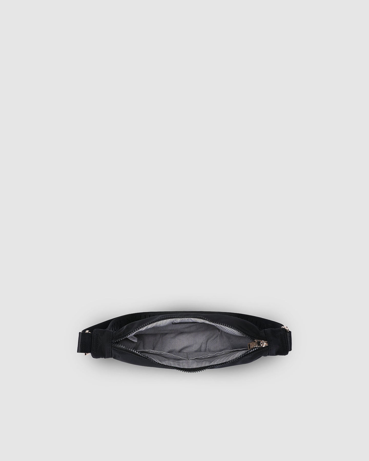 Sylvia Nylon Crossbody Bag - Black