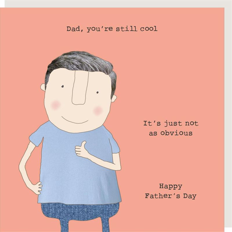 Rosie Made a Thing - Not Obvious - Fathers Day Card