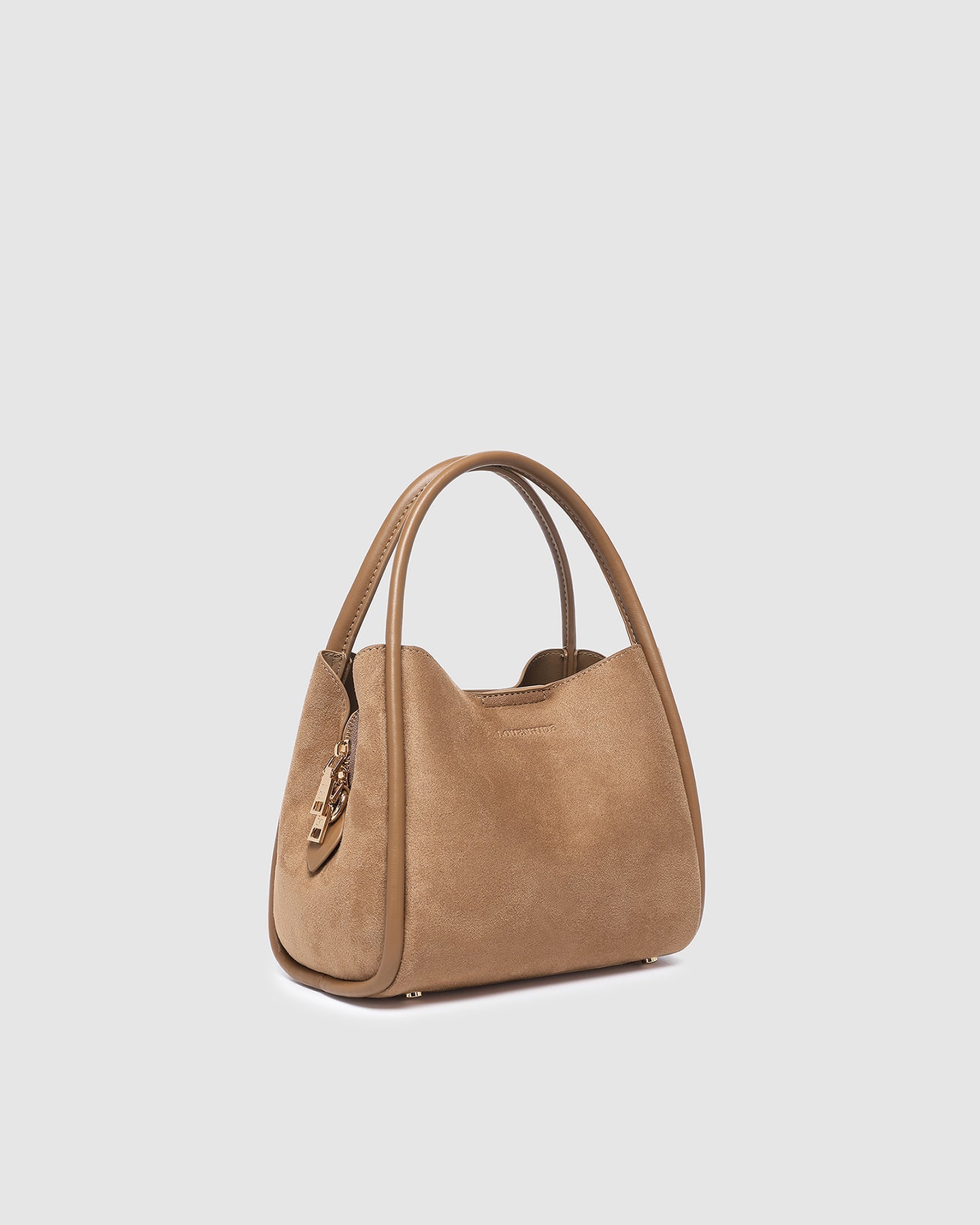 Steffie Suedette Mini Tote Bag - Honey