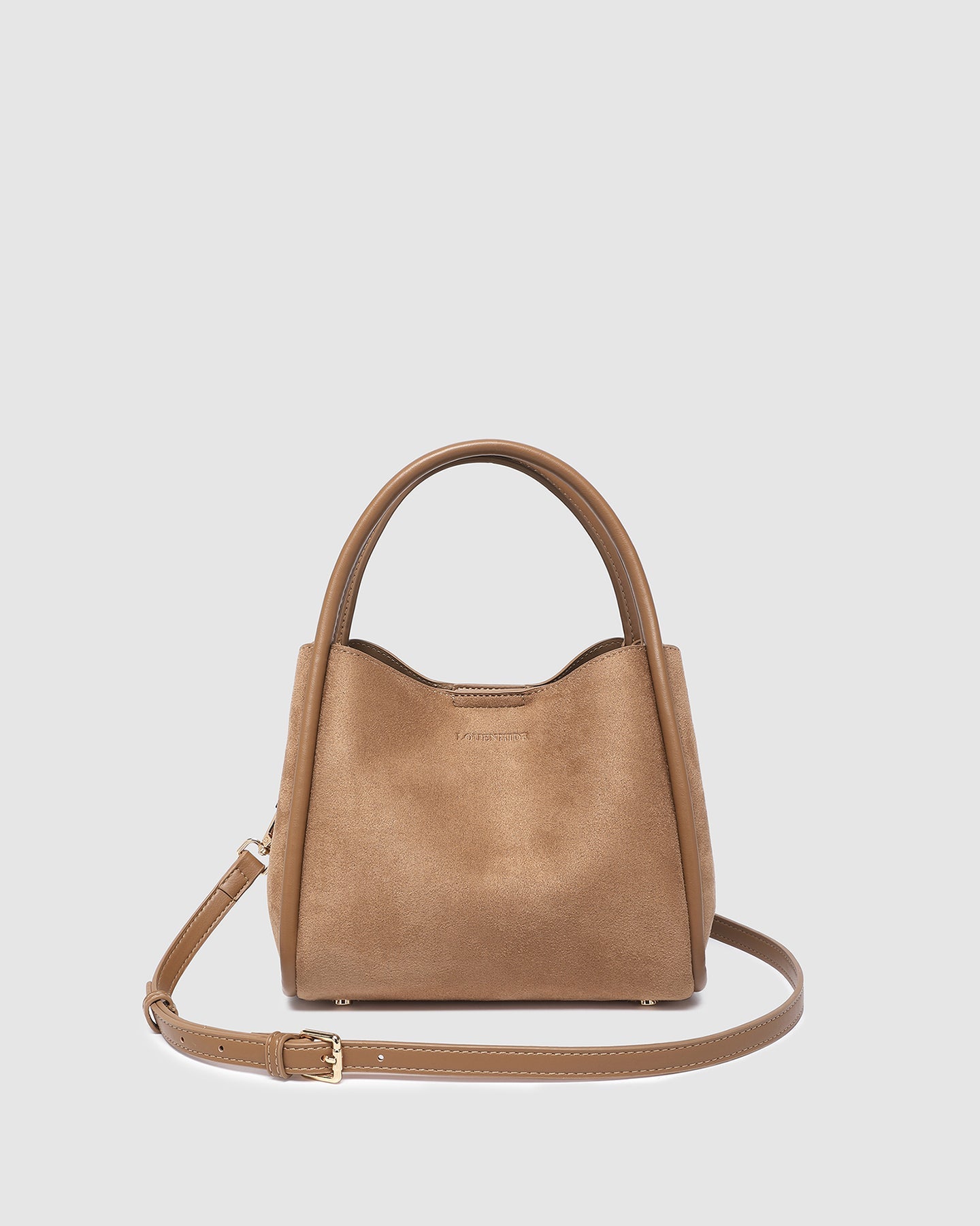 Steffie Suedette Mini Tote Bag - Honey