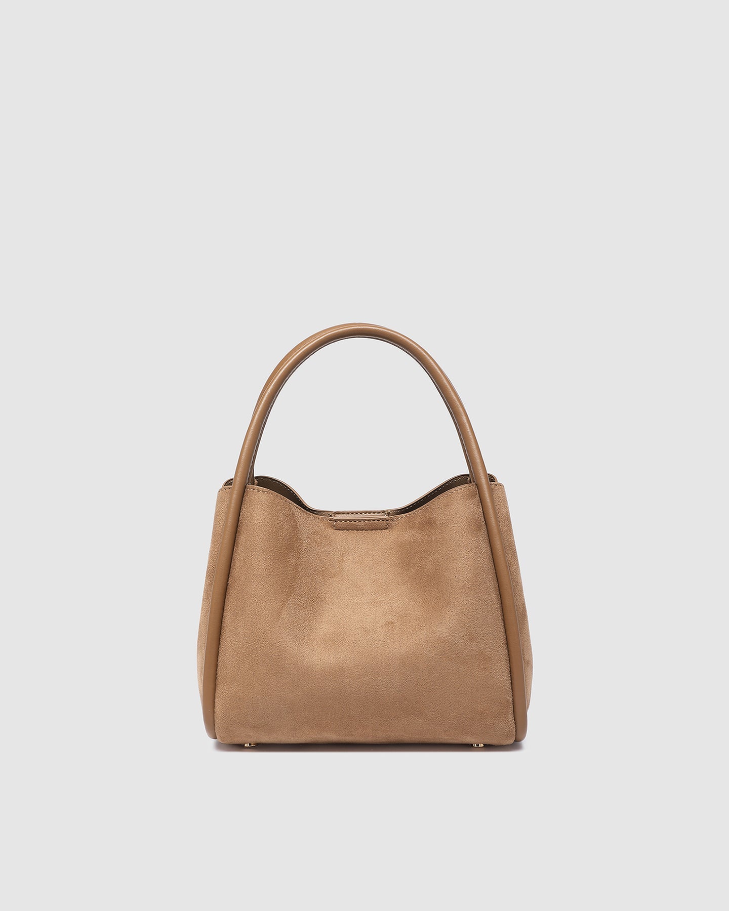 Steffie Suedette Mini Tote Bag - Honey
