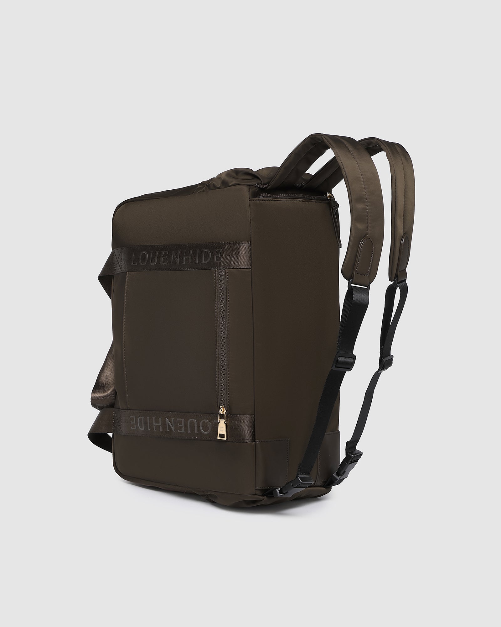 Jenn Nylon Travel Bag - Chocolate