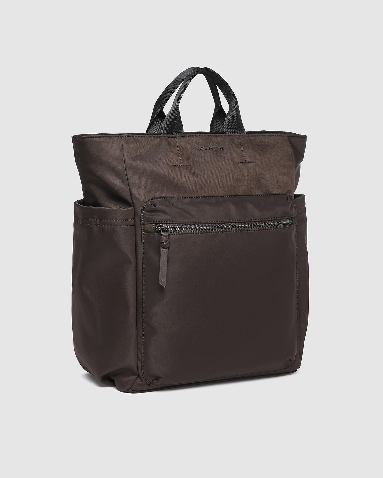 Bronx Nylon Backpack - Chocolate