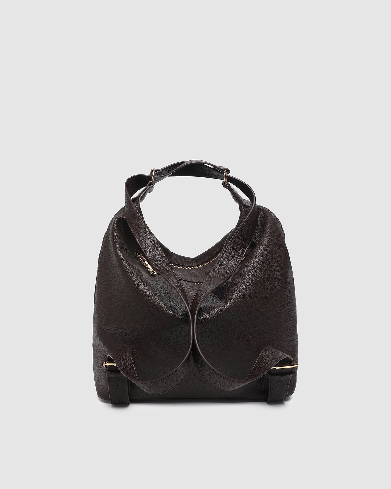 Miley Convertible Backpack - Chocolate