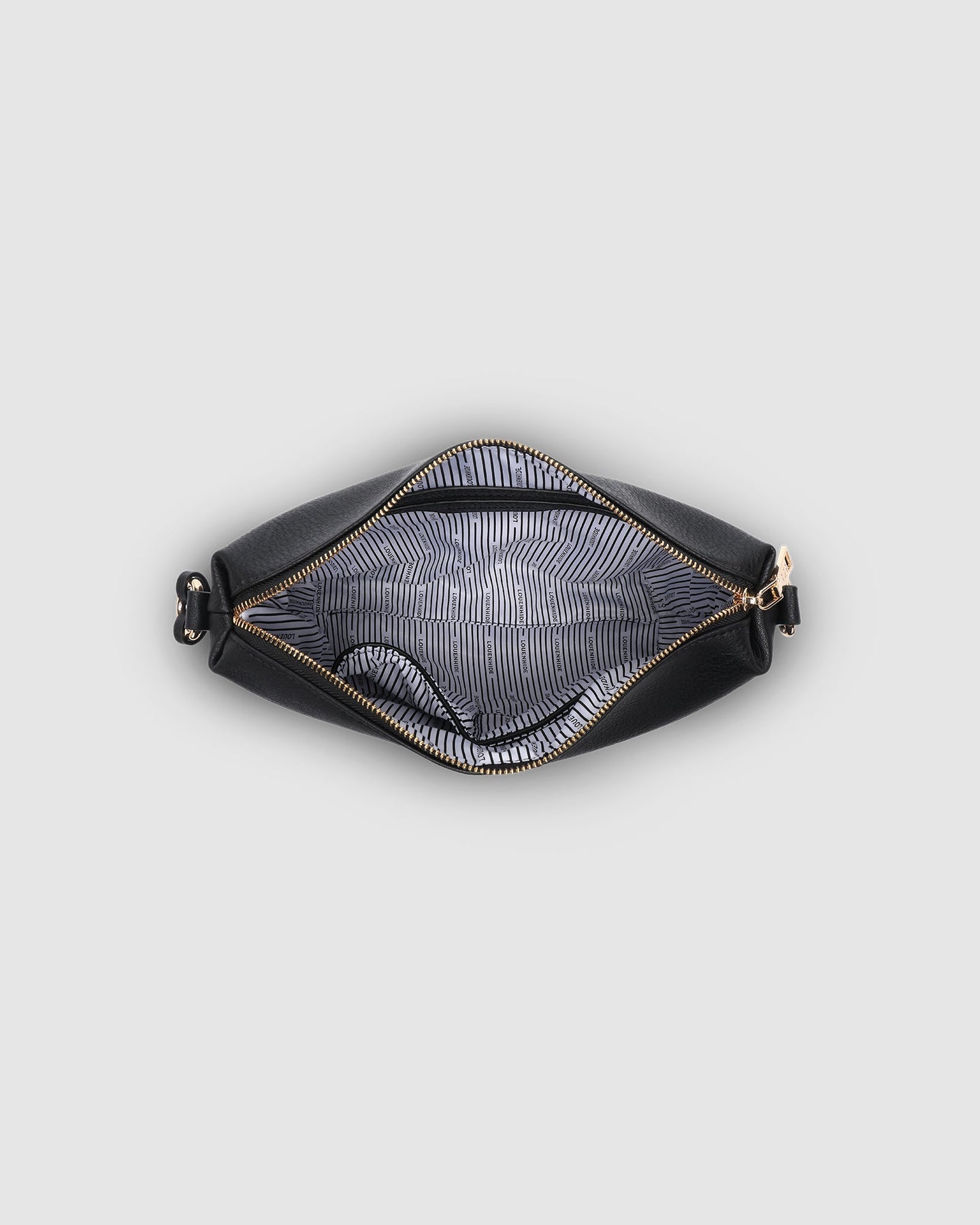 Kasey Stripe Crossbody Bag (Black)