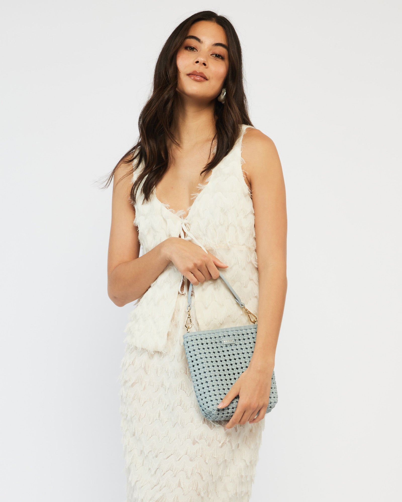 Coco mini bag - Mist fine braid