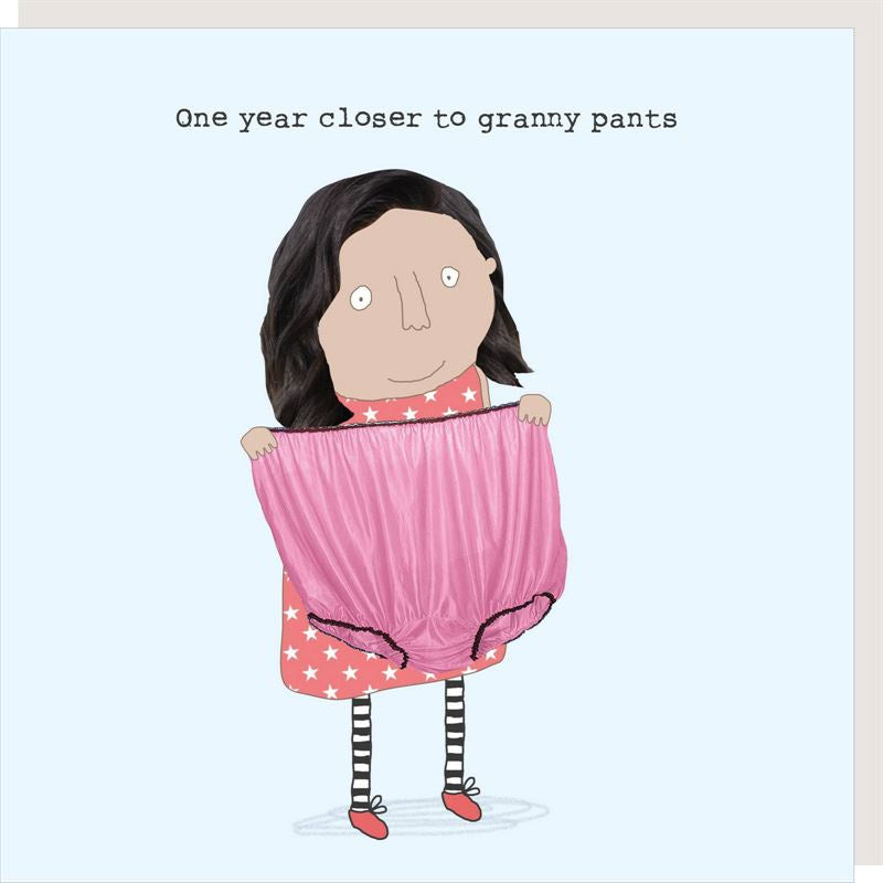 Rosie Made A Thing - Granny Pants - Birthday Card