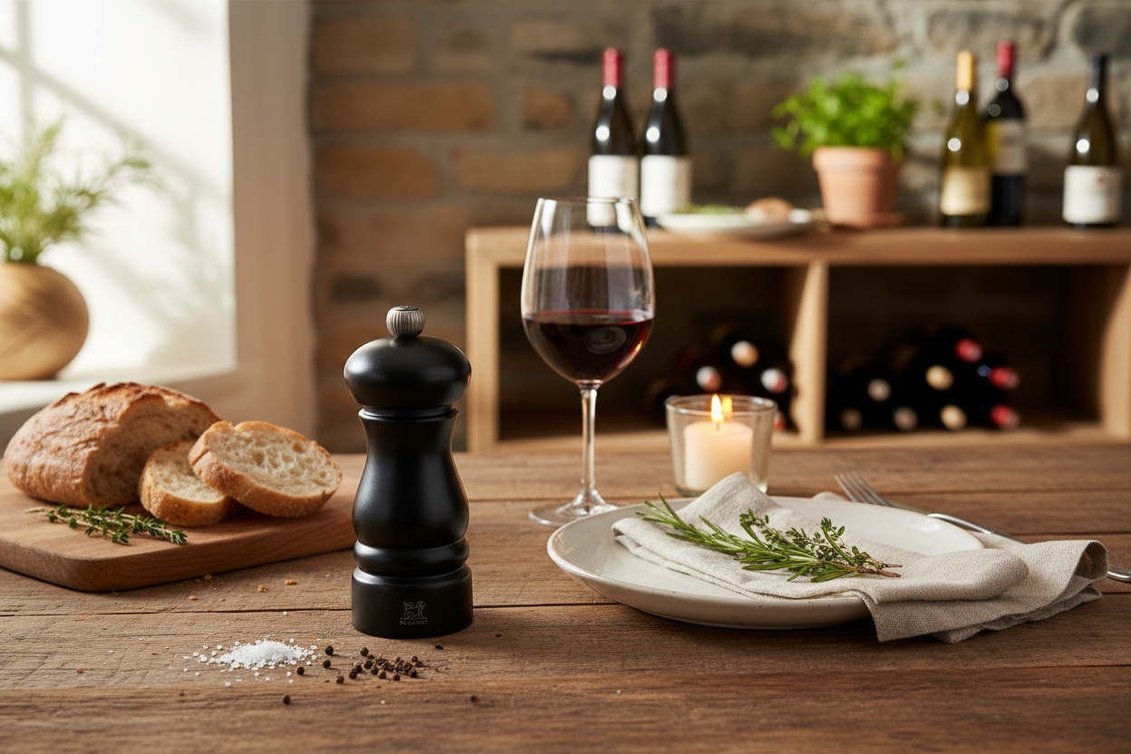 PEUGEOT CLERMONT PEPPER MILL – BLACK | 14CM