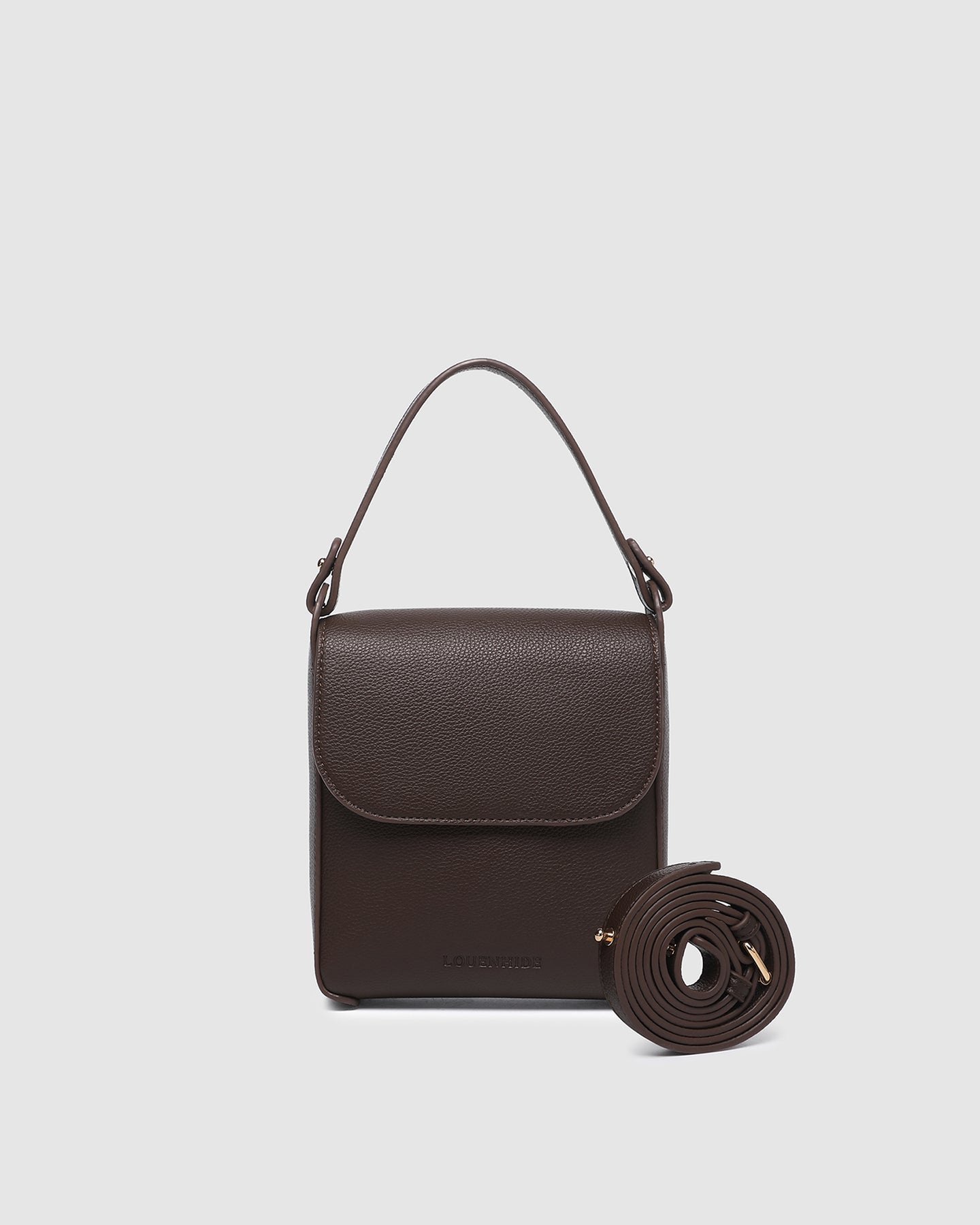 Bessie Crossbody Phone Bag - Chocolate