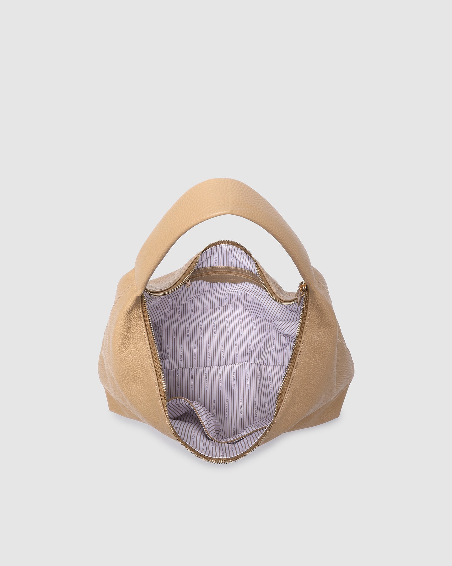 Valentina Slouch Shoulder Bag - Camel