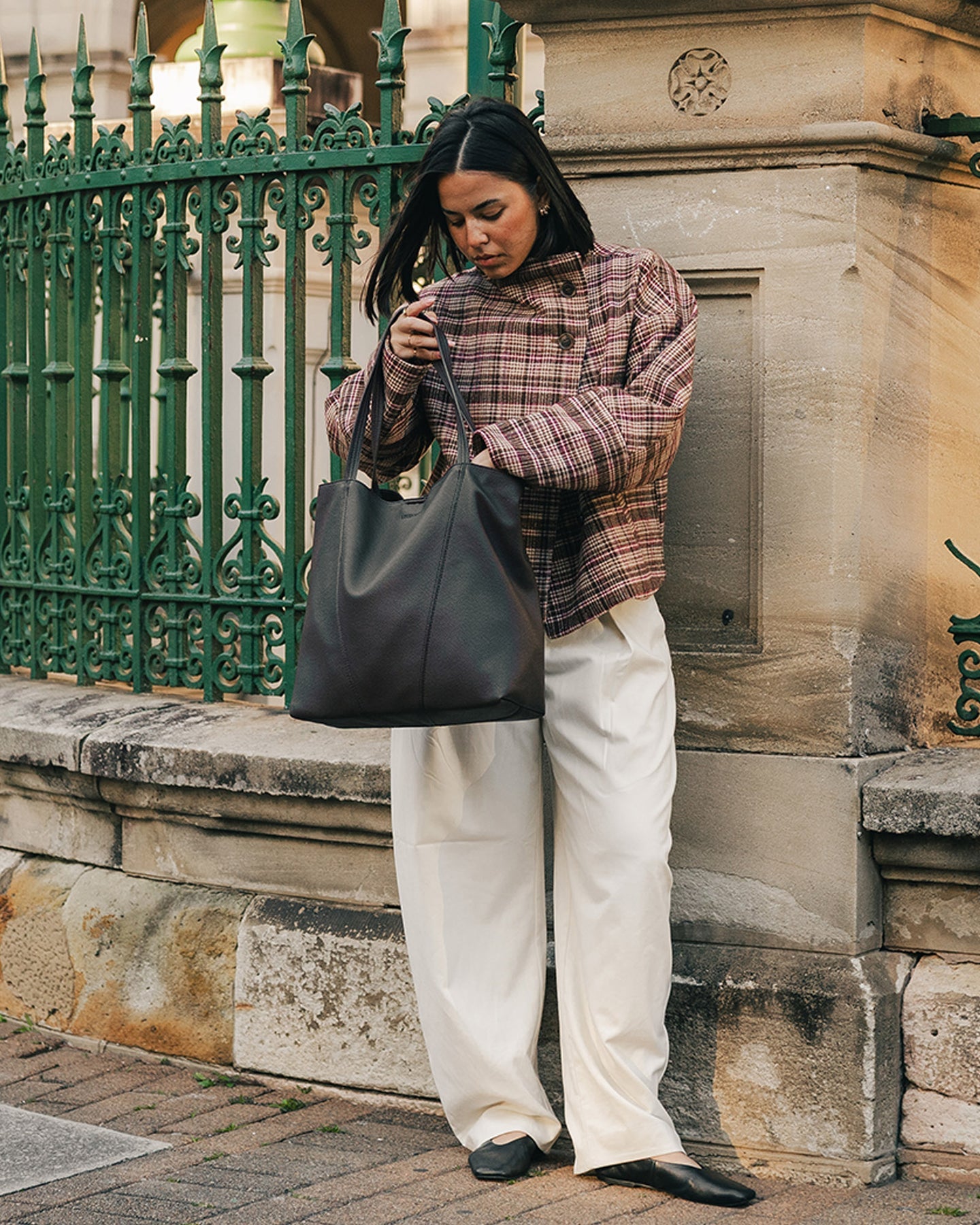 Colby Tote Bag - Black