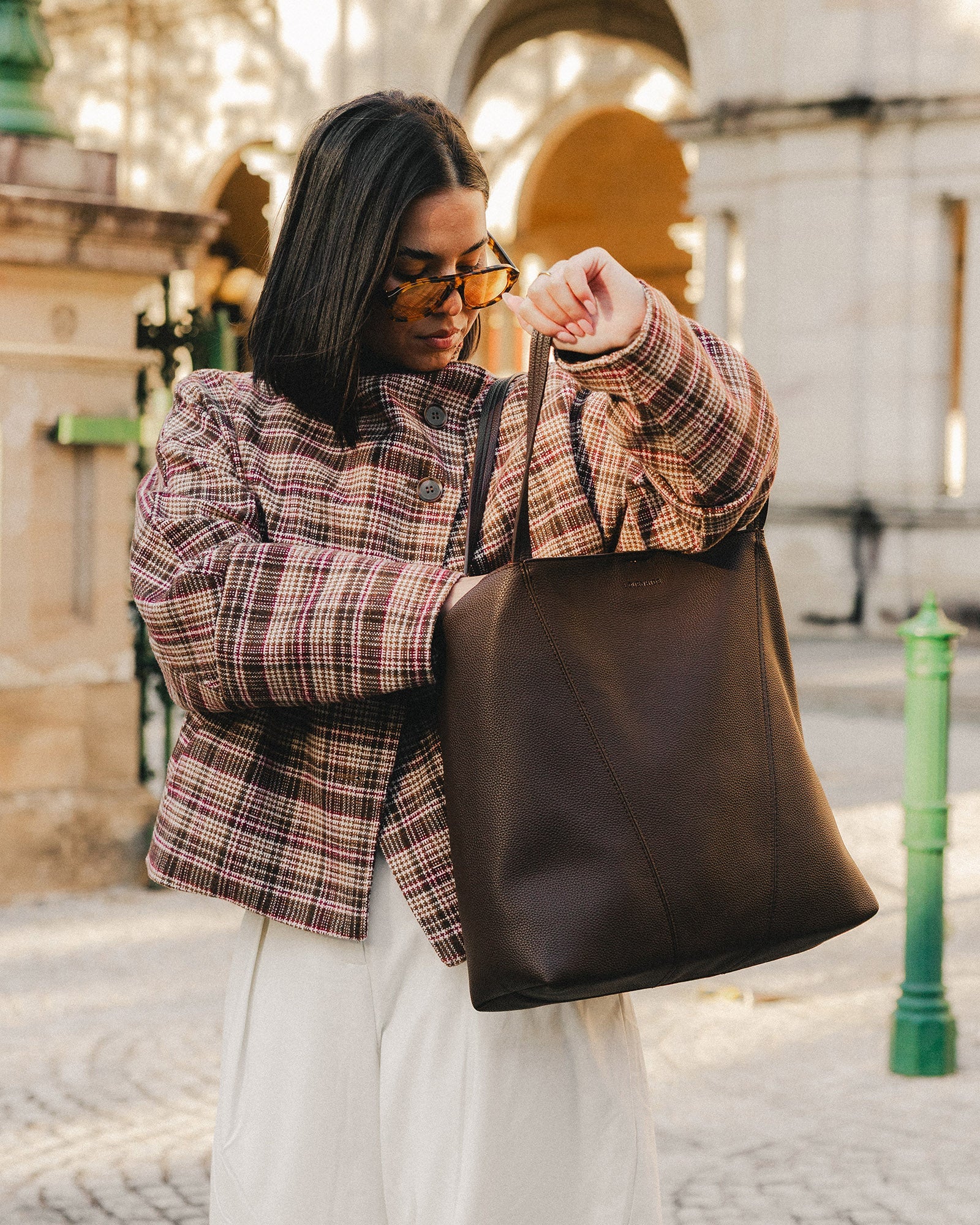 Colby Tote Bag - Chocolate